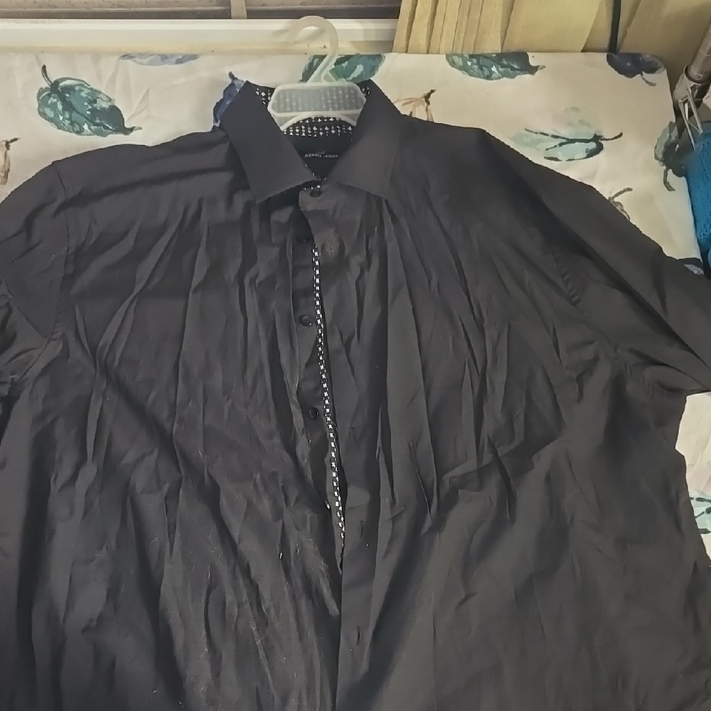 Men's Black Dress Shirt